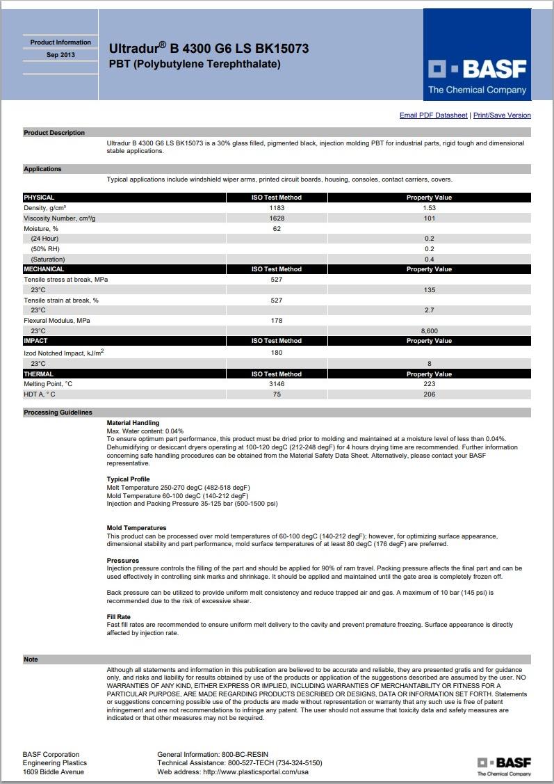 Ultradur? B 4300 G6 LS BK15073 英文說明書
