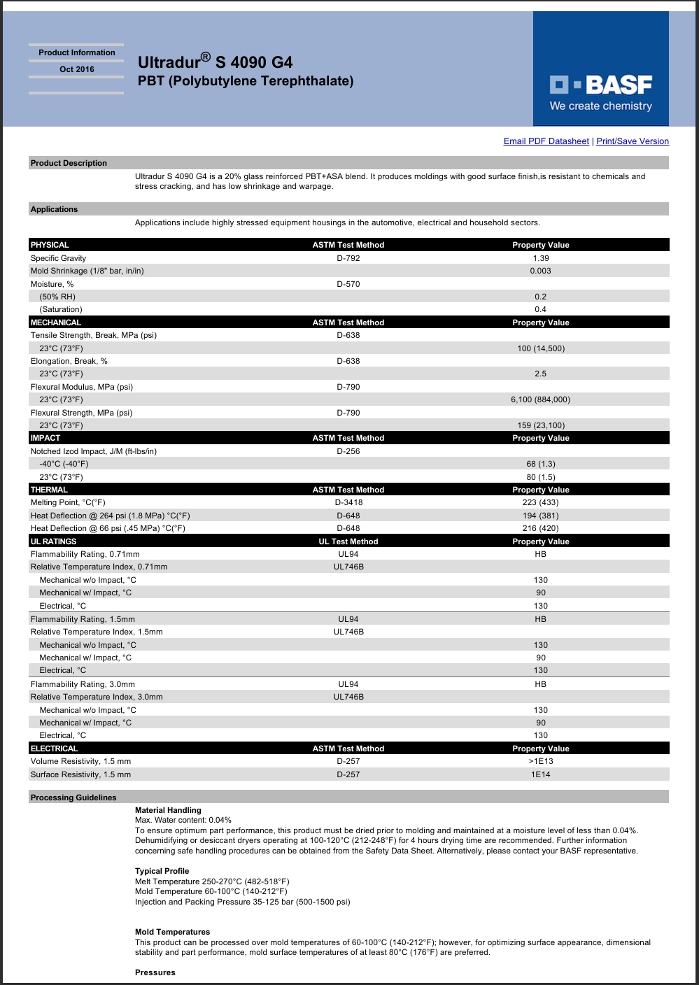Ultradur? S 4090 G4 英文說明書