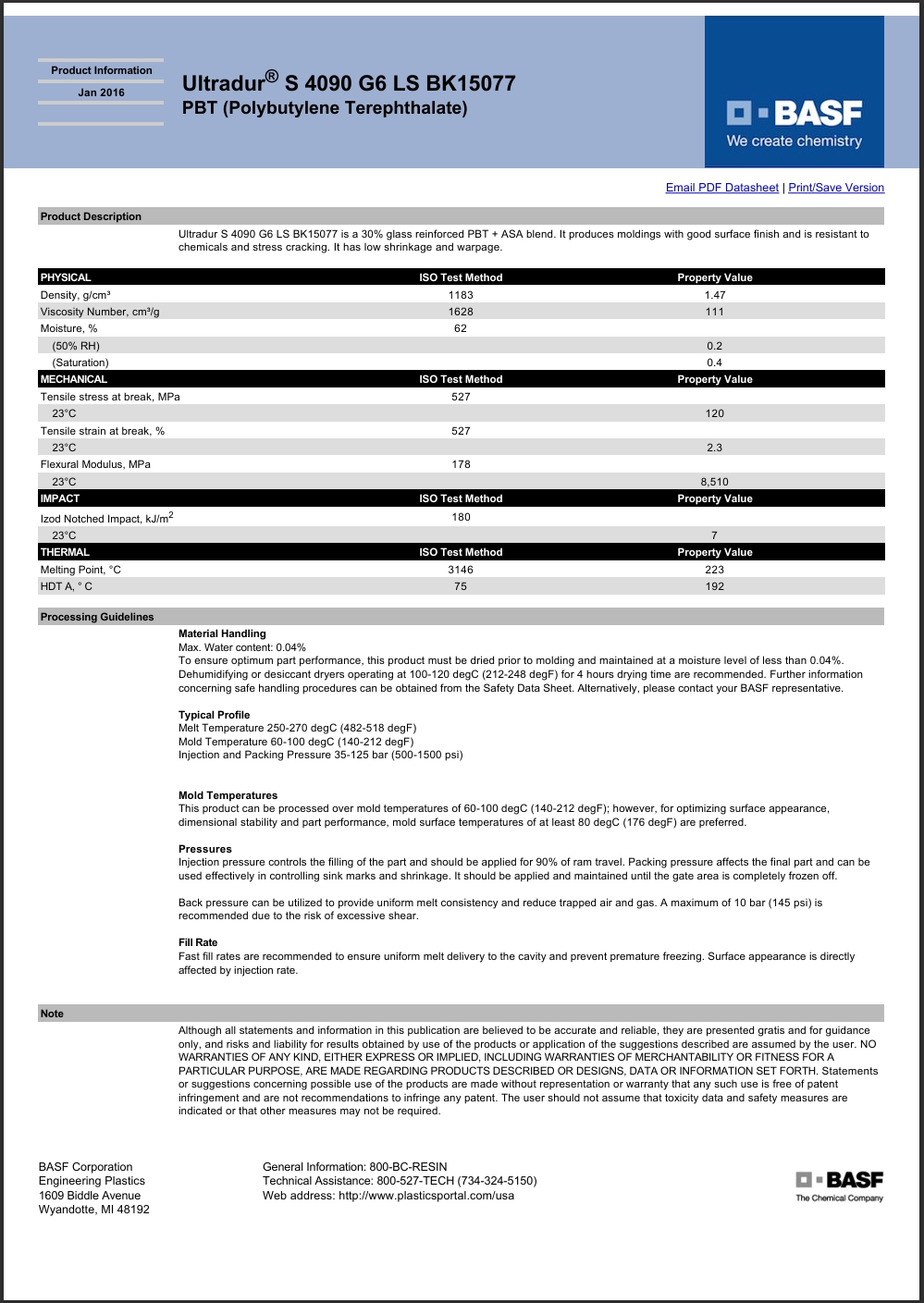 Ultradur? S 4090 G6 LS BK15077 英文說明書